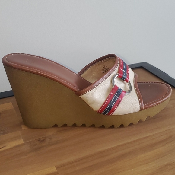 Coach Wedge Sandals Slides 👡 - Picture 9 of 11
